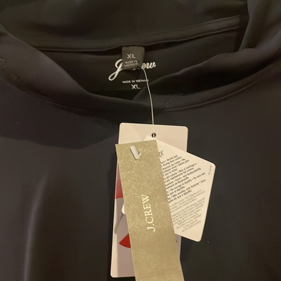 NWT J. Crew Fitted hoodie in Signature flex XL BLACK - Picture 3 of 4